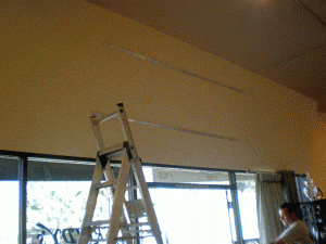 preparation work for hanging art - Art Hangers